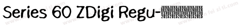 Series 60 ZDigi Regu字体转换